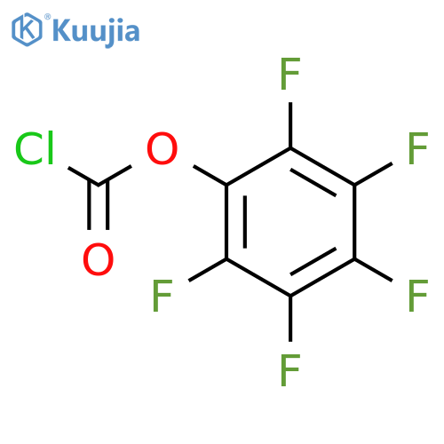2,3,4,5,6-pentafluorophenyl carbonochloridate structure
