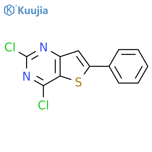 2,4-Dichloro-6-phenylthieno[3,2-d]pyrimidine structure