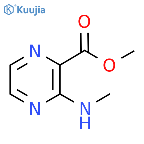methyl 3-(methylamino)pyrazine-2-carboxylate structure