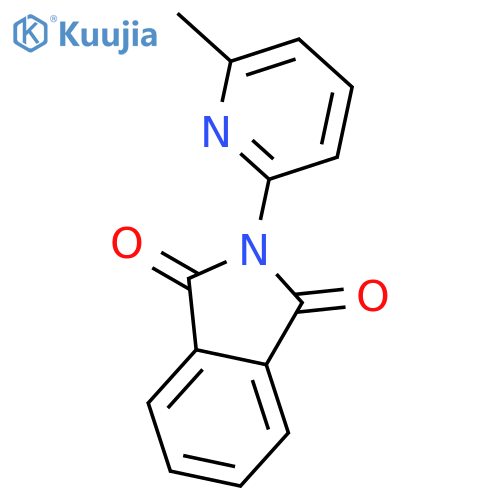 1H-Isoindole-1,3(2H)-dione, 2-(6-methyl-2-pyridinyl)- structure
