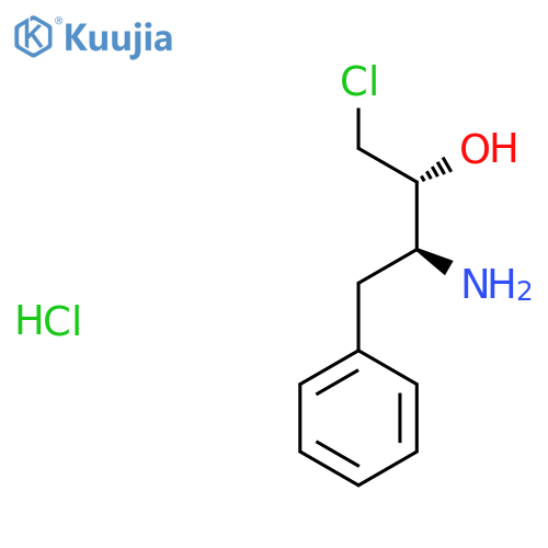 (2R,3S)-3-Amino-1-chloro-2-hydroxy-4-phenylbutane hydrochloride structure