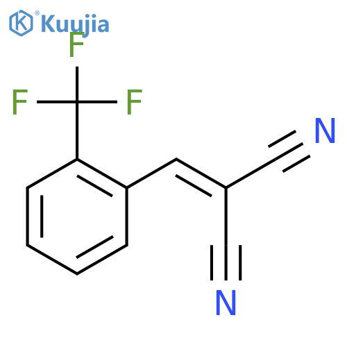 Propanedinitrile,2-[[2-(trifluoromethyl)phenyl]methylene]- structure