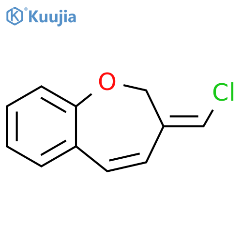 1-Benzoxepin, 3-(chloromethylene)-2,3-dihydro-, (3Z)- structure