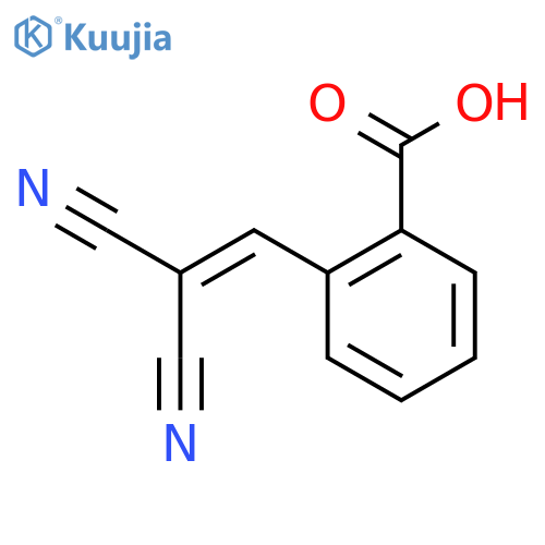 2-(2,2-Dicyanovinyl)benzoic acid structure