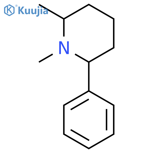 Piperidine, 1,2-dimethyl-6-phenyl- structure