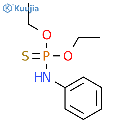 O,O-diethyl phenylphosphoramidothioate structure