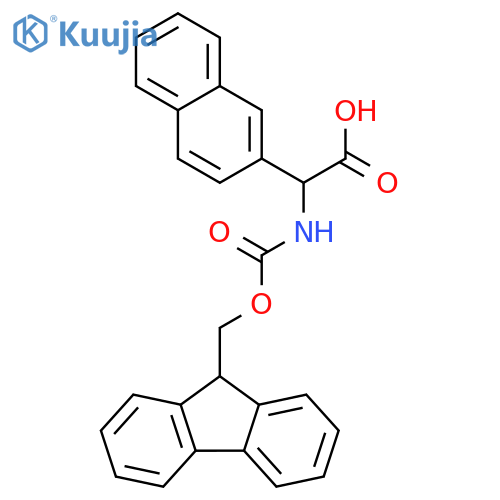 2-(9h-fluoren-9-ylmethoxycarbonylamino)-2-naphthalen-2-ylacetic Acid structure
