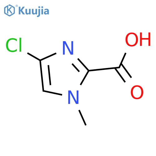 4-Chloro-1-methyl-1H-imidazole-2-carboxylic acid structure