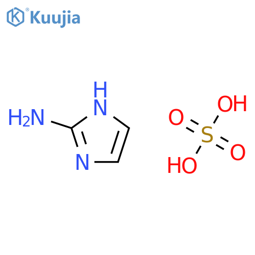 1H-imidazol-2-amine; sulfuric acid structure