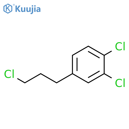 Benzene, 1,2-dichloro-4-(3-chloropropyl)- structure