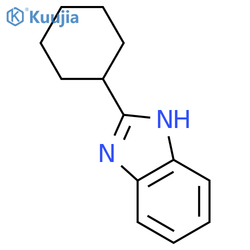 2-cyclohexyl-1H-1,3-benzodiazole structure