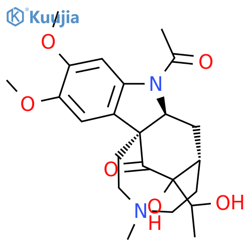 (1S,9S,11S)-8-Acetyl-18-hydroxy-18-(1-hydroxyethyl)-4,5-dimethoxy-14-methyl-8,14-diazatetracyclo[9.5.2.01,9.02,7]octadeca-2,4,6-trien-17-one structure
