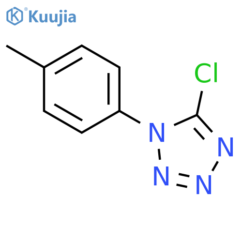 5-chloro-1-(4-methylphenyl)-1H-1,2,3,4-tetrazole structure