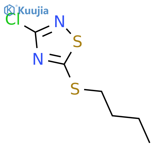 5-(Butylthio)-3-chloro-1,2,4-thiadiazole structure