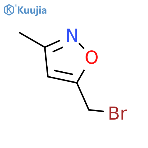 5-(bromomethyl)-3-methyl-1,2-oxazole structure