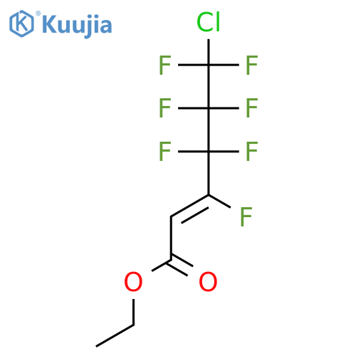 2-Hexenoic acid, 6-chloro-3,4,4,5,5,6,6-heptafluoro-, ethyl ester, (2Z)- structure