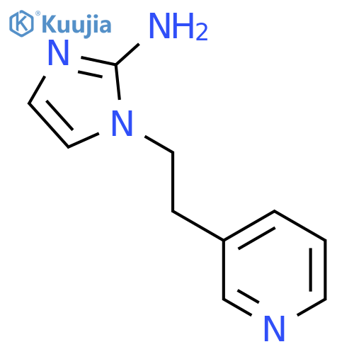 1-2-(pyridin-3-yl)ethyl-1H-imidazol-2-amine structure