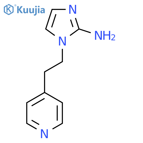 1-2-(pyridin-4-yl)ethyl-1H-imidazol-2-amine structure