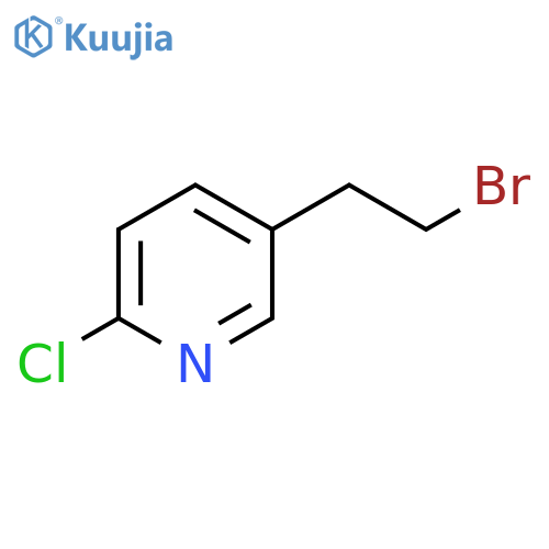 5-(2-Bromoethyl)-2-chloropyridine structure