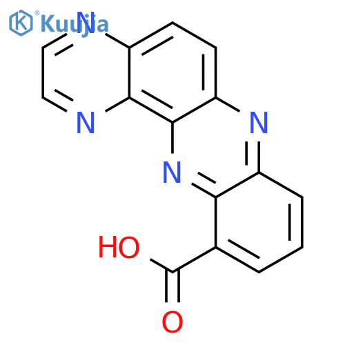 pyrazino[2,3-a]phenazine-11-carboxylic acid structure