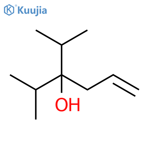 5-Hexen-3-ol, 2-methyl-3-(1-methylethyl)- structure