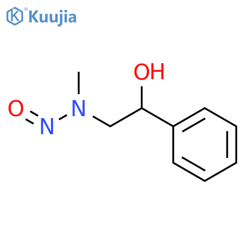 2-Hydroxy-2-phenylethylmethylnitrosamine structure