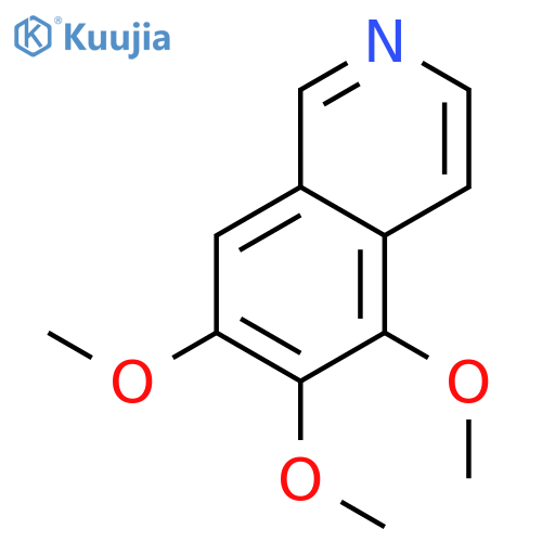 Isoquinoline,5,6,7-trimethoxy- structure