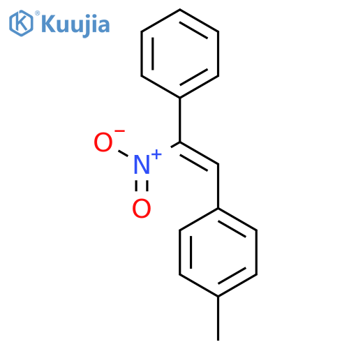 Benzene, 1-methyl-4-(2-nitro-2-phenylethenyl)- structure