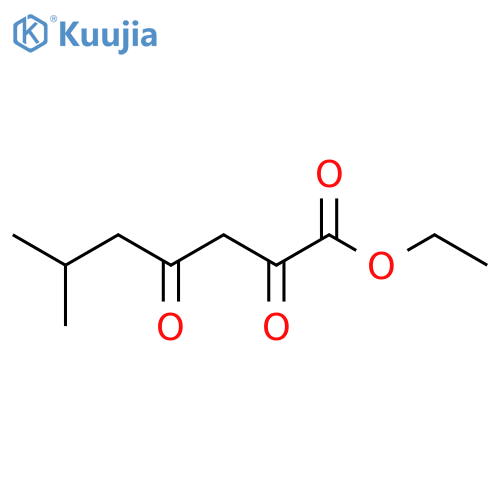 ethyl 6-methyl-2,4-dioxoheptanoate structure