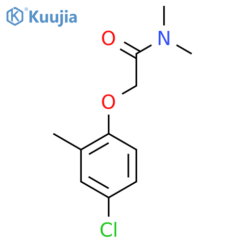 2-(4-chloro-2-methylphenoxy)-N,N-dimethylacetamide structure