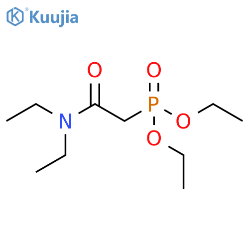 Phosphonic acid, [2-(diethylamino)-2-oxoethyl]-, diethyl ester structure