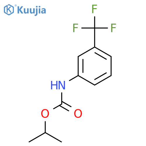 iso-Propyl m-Trifluoromethylcarbanilate structure