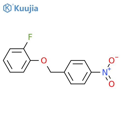 BENZENE, 1-FLUORO-2-[(4-NITROPHENYL)METHOXY]- structure