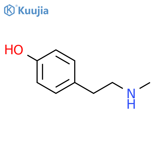 N-Methyl-p-tyramine structure
