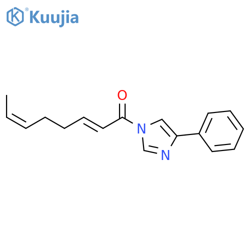 1H-Imidazole, 1-[(2E,6Z)-1-oxo-2,6-octadienyl]-4-phenyl- structure