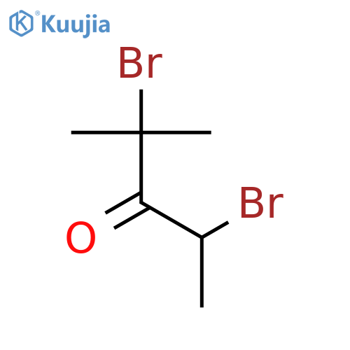3-Pentanone, 2,4-dibromo-2-methyl- structure