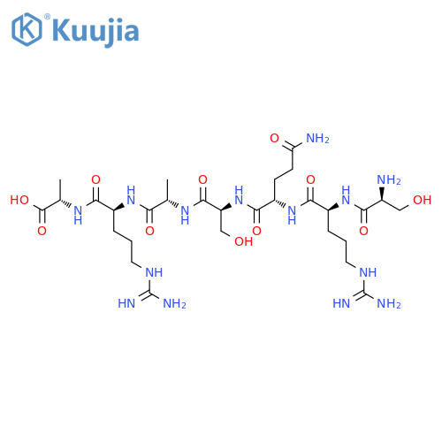 L-Alanine, L-seryl-L-arginyl-L-glutaminyl-L-seryl-L-alanyl-L-arginyl- structure