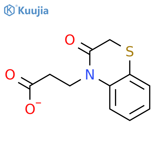 3-(3-Oxo-3,4-dihydro-2H-1,4-benzothiazin-4-yl)propanoic Acid structure