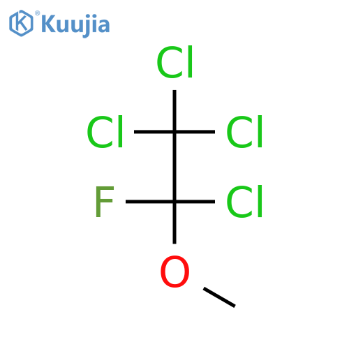 1,2,2,2-Tetrachloro-1-fluoroethyl Methyl Ether structure