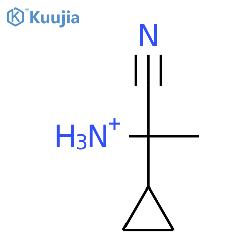 2-Amino-2-cyclopropylpropanenitrile structure