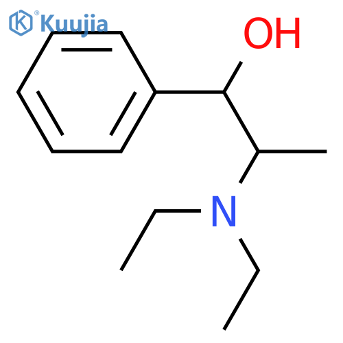 Benzenemethanol, α-[(1S)-1-(diethylamino)ethyl]-, (αS)- structure