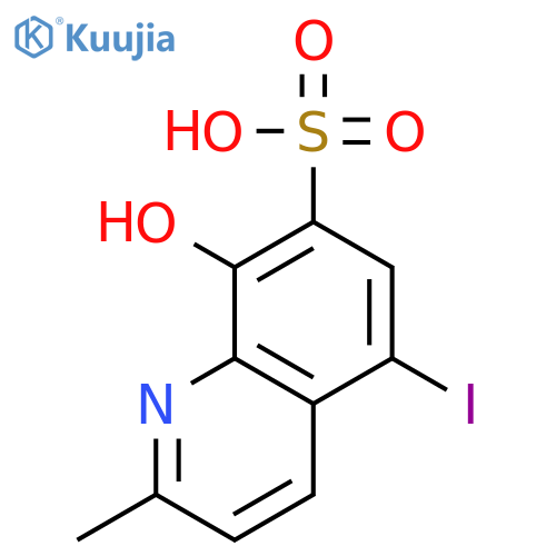 7-Quinolinesulfonic acid, 8-hydroxy-5-iodo-2-methyl- structure