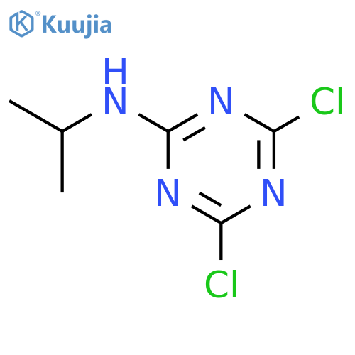 2,4-Dichloro-6-isopropylamino-1,3,5-triazine structure