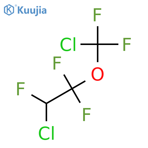 Ethane, 2-chloro-1-(chlorodifluoromethoxy)-1,1,2-trifluoro- structure