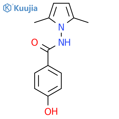 N-(2,5-Dimethyl-1H-pyrrol-1-yl)-4-hydroxybenzamide structure