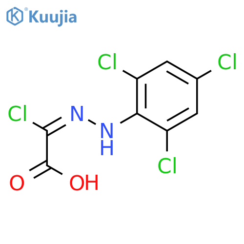 Acetic acid, chloro[(2,4,6-trichlorophenyl)hydrazono]- structure
