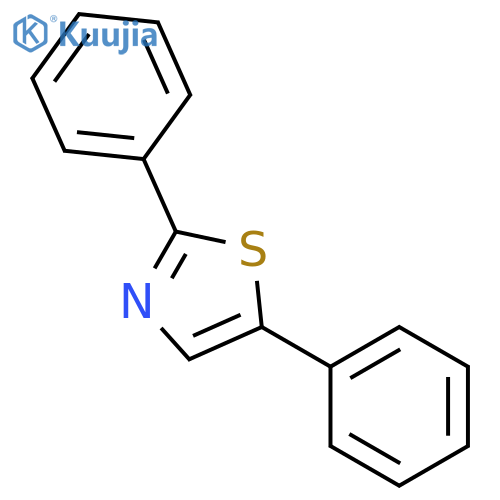 2,5-diphenyl-1,3-thiazole structure