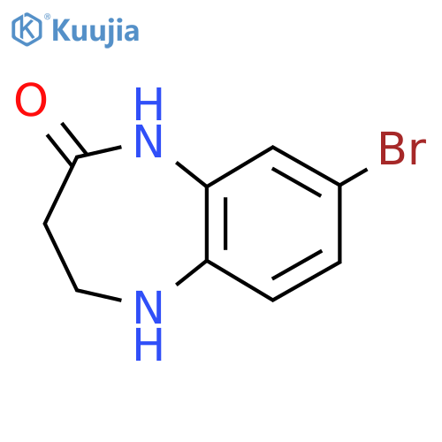 8-Bromo-1,3,4,5-tetrahydro-2H-1,5-benzodiazepin-2-one structure