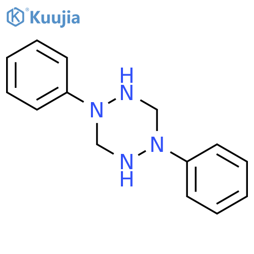 1,4-diphenyl-1,2,4,5-tetrazinane structure