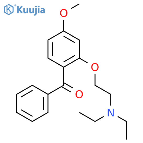 Methanone, [2-[2-(diethylamino)ethoxy]-4-methoxyphenyl]phenyl- structure